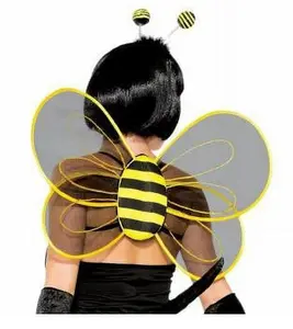 Bumblebee Wings - Insect - Yellow/Black - Costume Accessory - One Size