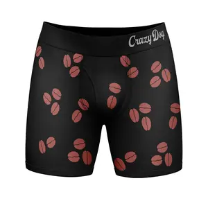 Mens I Like Coffee and Maybe 3 People Boxer Briefs Funny Sarcastic Graphic Underwear Funny Graphic Boxers Dad Joke  Funny Coffee  Mens Novelty Boxer Briefs Black