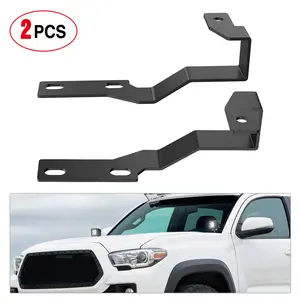 Nilight A-Pillar Ditch Light Brackets, Auxiliary Offroad Work LED Pod Hood Mounts, Fits 2nd Gen Tacoma (2005-2015), Fits Pods