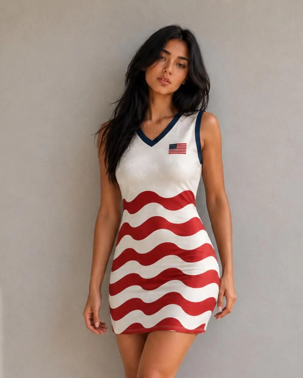 Personalized USA Soccer Dress Jersey for Women, Custom Name Number American Fan Shirt, USA Soccer Gift