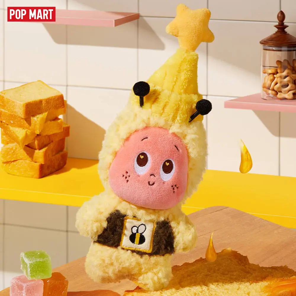 POP MART MOON GELATO Series-Honey Plush Pendant, Surprise Gift