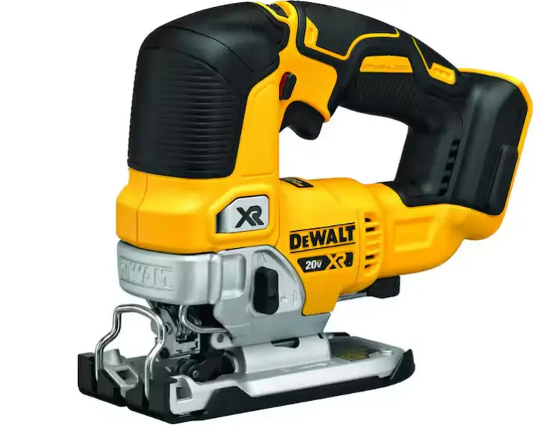 DEWALT 20V MAX XR Cordless Handheld Jigsaw Saw, Brushless Motor, 3200 Blade Speed, LED Light, Bare Tool Only, Cordless Handheld Saw