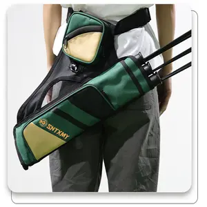 SNTXMY Archery Arrow Quiver Case - 3-in-1 Hip/Back Field Quiver with Bow Bag, Arrow Tubes & Waist Belt | Durable Storage for Compound & Recurve Bows | Outdoor Archery Accessories Gift