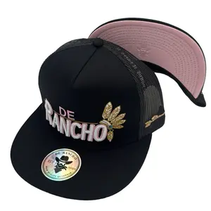 De Rancho Apache Feather Hat (Black) DR051