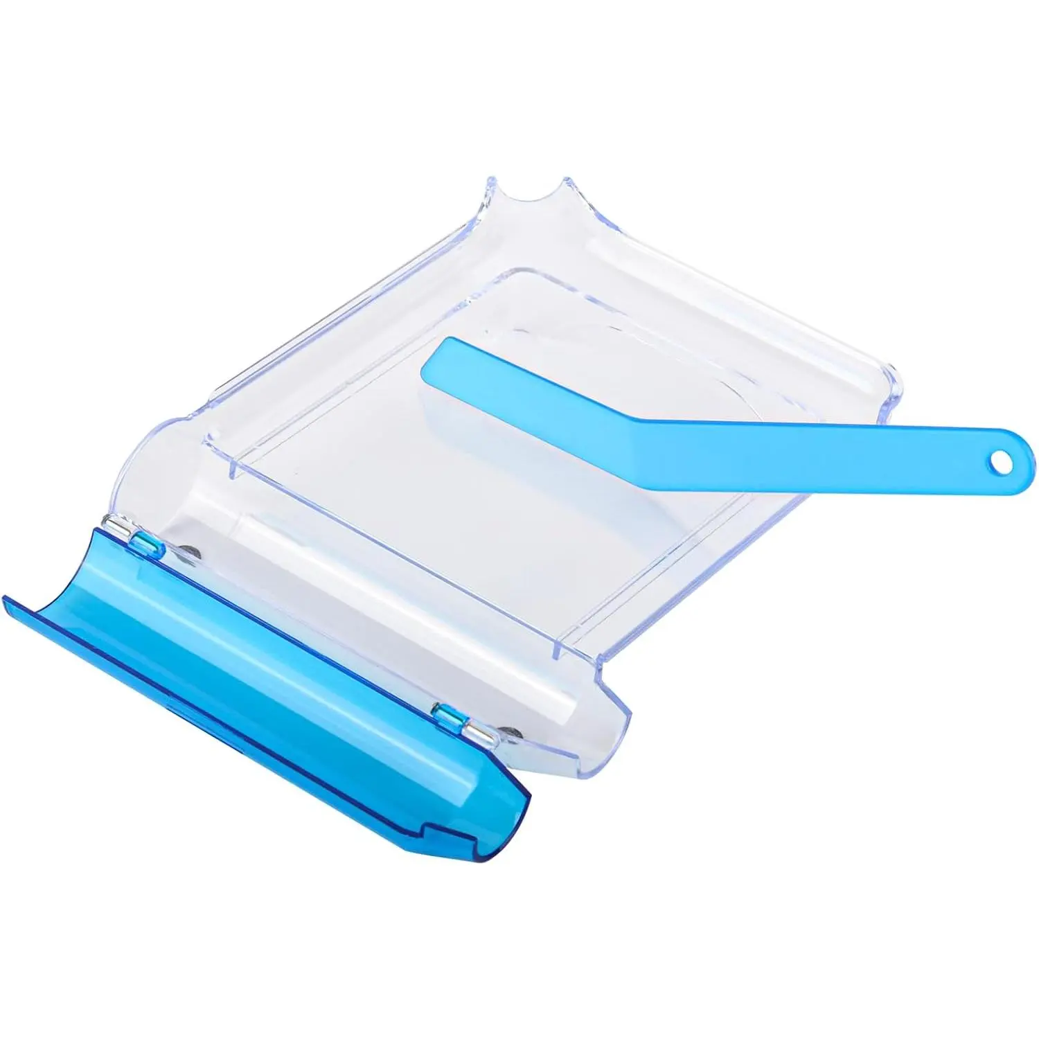Medarchitect Right Hand Pill Counting Tray with Spatula (Clear - L Shape)-Sanitary Medication Counter Dispenser for Pharmacists, Pharmacy Techs & Nursing Students