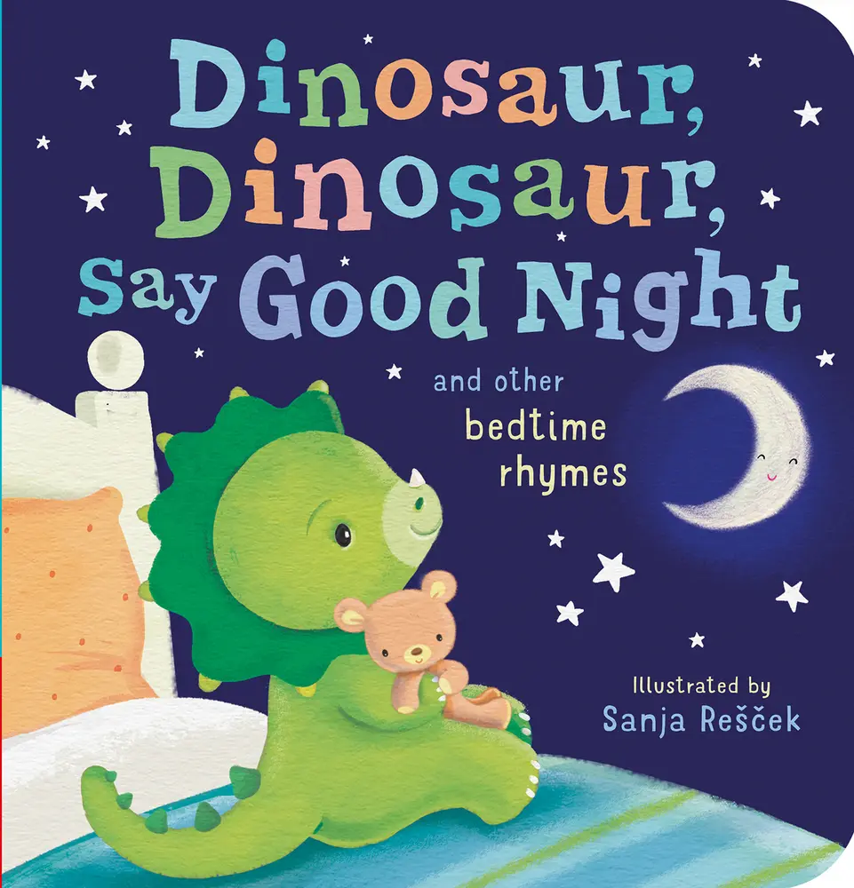 USED Book - Dinosaur, Dinosaur, Say Good Night: And Other Bedtime Rhymes by Tiger Tales (Board book) - english