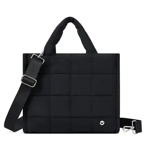 【limited stock】WESTBRONCO Bubble Puffer Tote Bag medium Capacity Quilted Crossbody Purse Waterproof Travel Essentials Women's Shoulder Handbag Gift Idea
