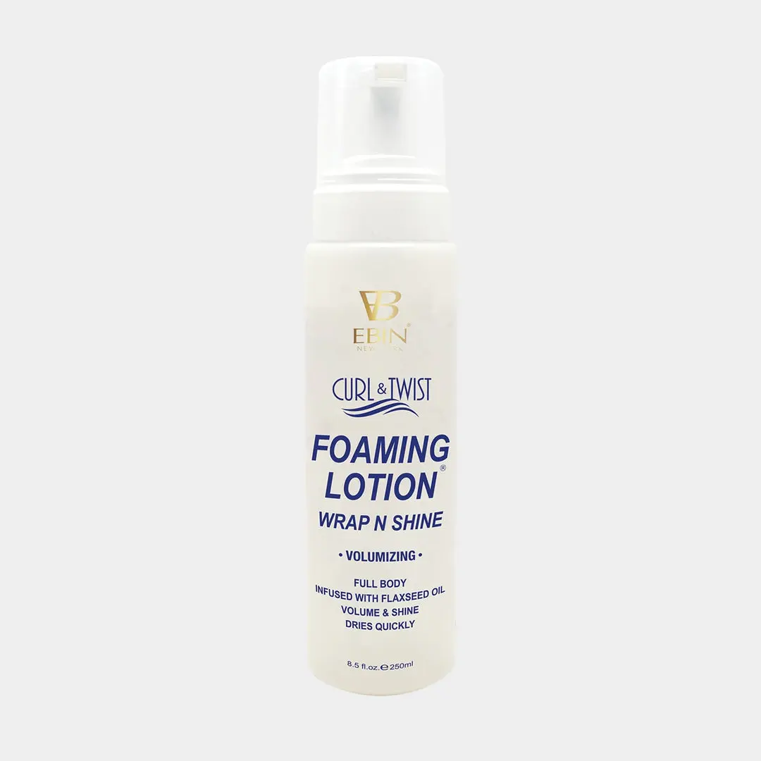 Curl & Twist Foaming Lotion, Lightweight Mousse for Defining Curls and Smoothing Frizz, with Keratin, Argan & Avocado Oil for Lasting Moisture, 8 oz, Fragrance, Haircare, Gentle, Long Lasting, Curly Hair, Vegan, Frizz Control, Bottle, Volumizing Foam, All