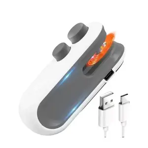 Mini Bag Sealer with Cutter, USB Rechargeable Handheld Heat Sealer for Snack Bags and Food Storage Bags