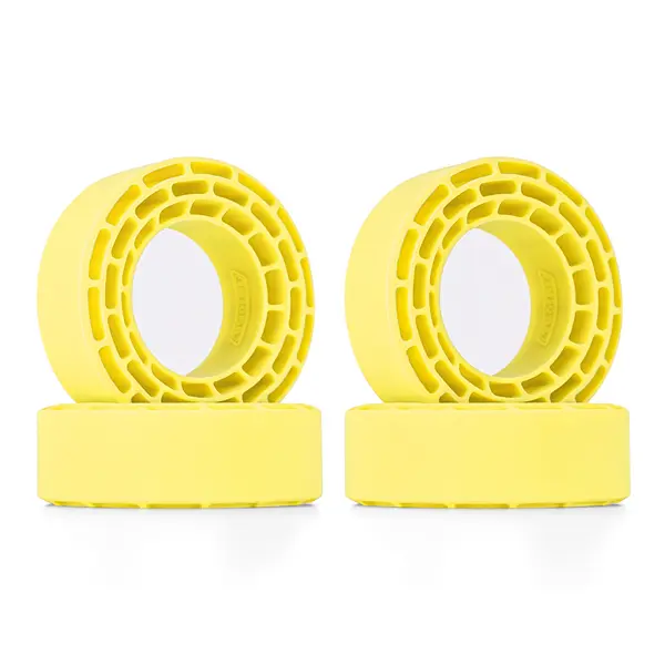 INJORA Silicone Rubber Inserts for 68-72mm*24-27mm 1.3" Tires, 4pcs (1370)(Yellow)