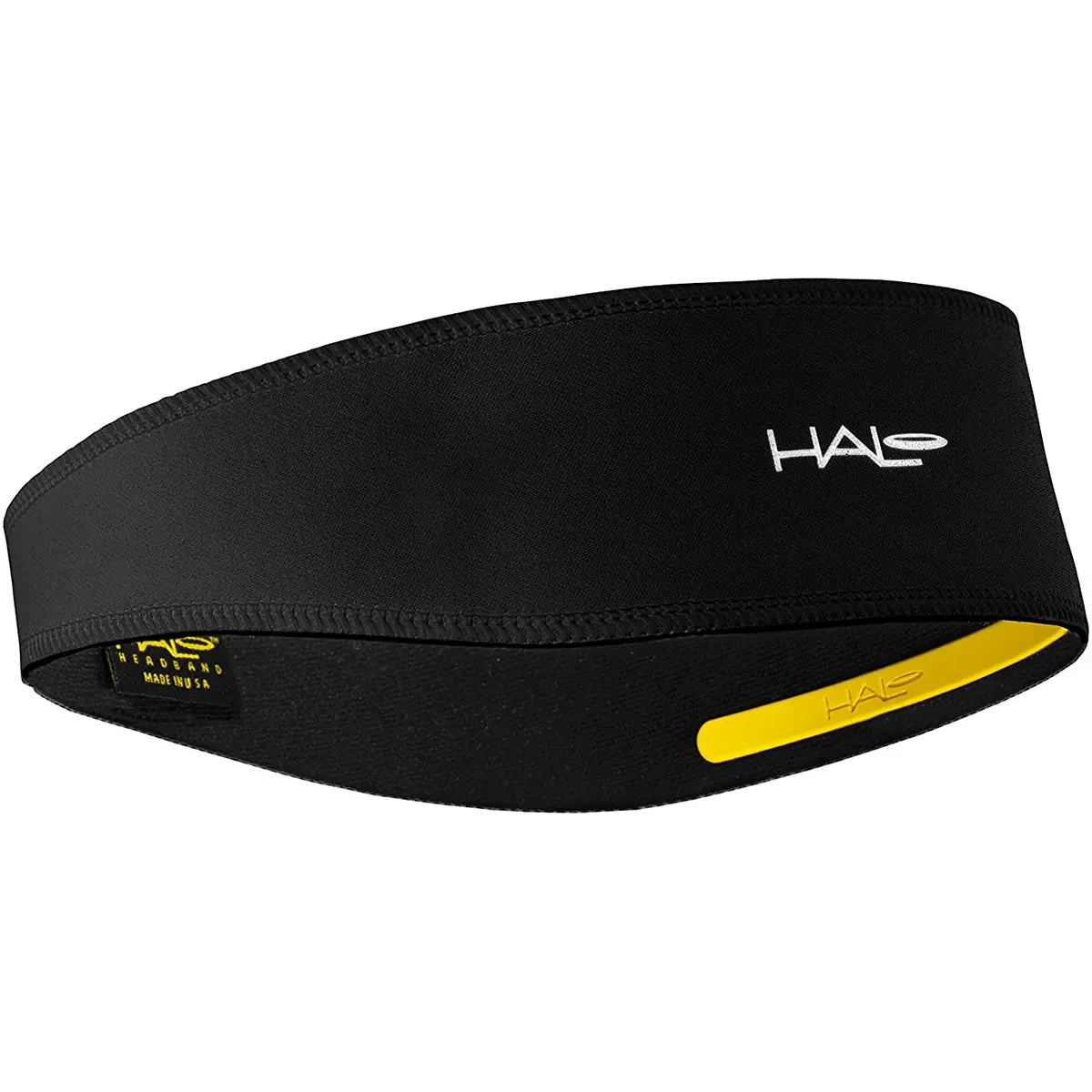 Halo Headband Pullover II Sweatband - Black, Workouts, Nylon Fabric