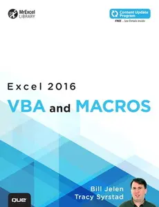 USED-Excel 2016 VBA and Macros by Jelen, Bill (Paperback)
