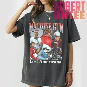 Youth & Adult Vintage Machine Gun Kelly Lost Americana Graphic T-Shirt, Unisex Shirt Retro 90s Pop Rock Fan Gift Apparel