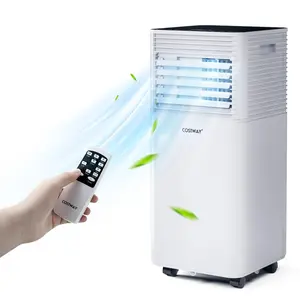 Costway 9000BTU-10000BTU Portable Air Conditioner, 3 in 1 Quiet Floor Standing AC Unit with Fan & Dehumidifier, Sleep Mode, 24H Timer, Remote Control & Installation Kit for Room up to 300-350 Sq.ft