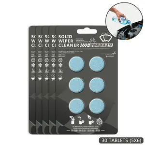 30 Tablets Windshield Concentrated Washer Fluid for Cleaning Car Windshield, Mirrors and Windows