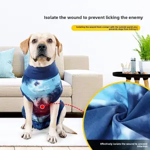 Paws & Heal 2025 Anti-Lick Post-Surgery Recovery Suit for Dogs - Breathable Stretchable Fabric, Soft Lining, Secure Fit, Machine Washable, Vet-Recommended