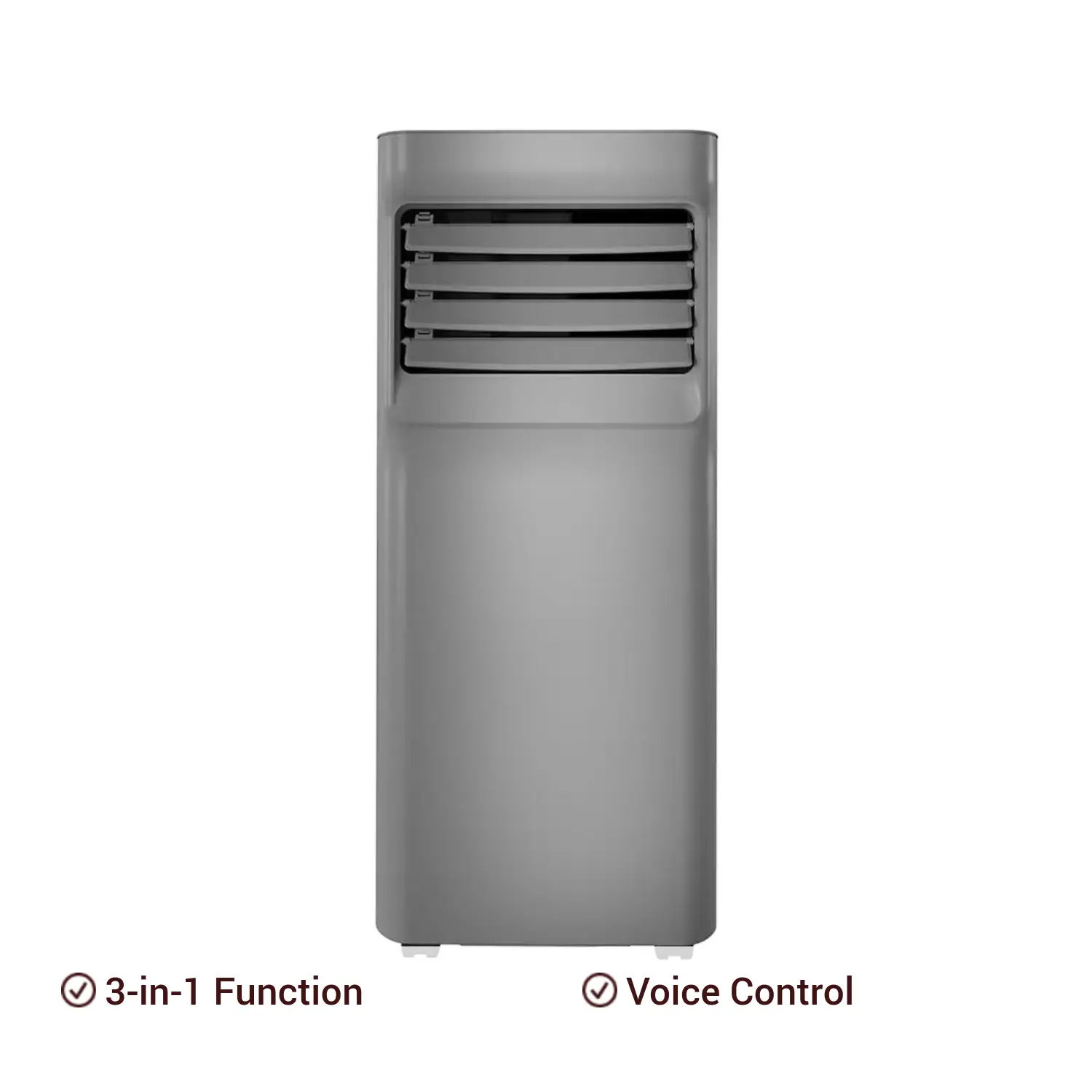 Midea 3-in-1 Portable Air Conditioner, Works with Alexa Smart Voice Control, Whole Room Bedroom Cooling, Energy Saving Low Daily Power Cost, Cooling, Dehumidifier & Fan Mode, Like-New Condition