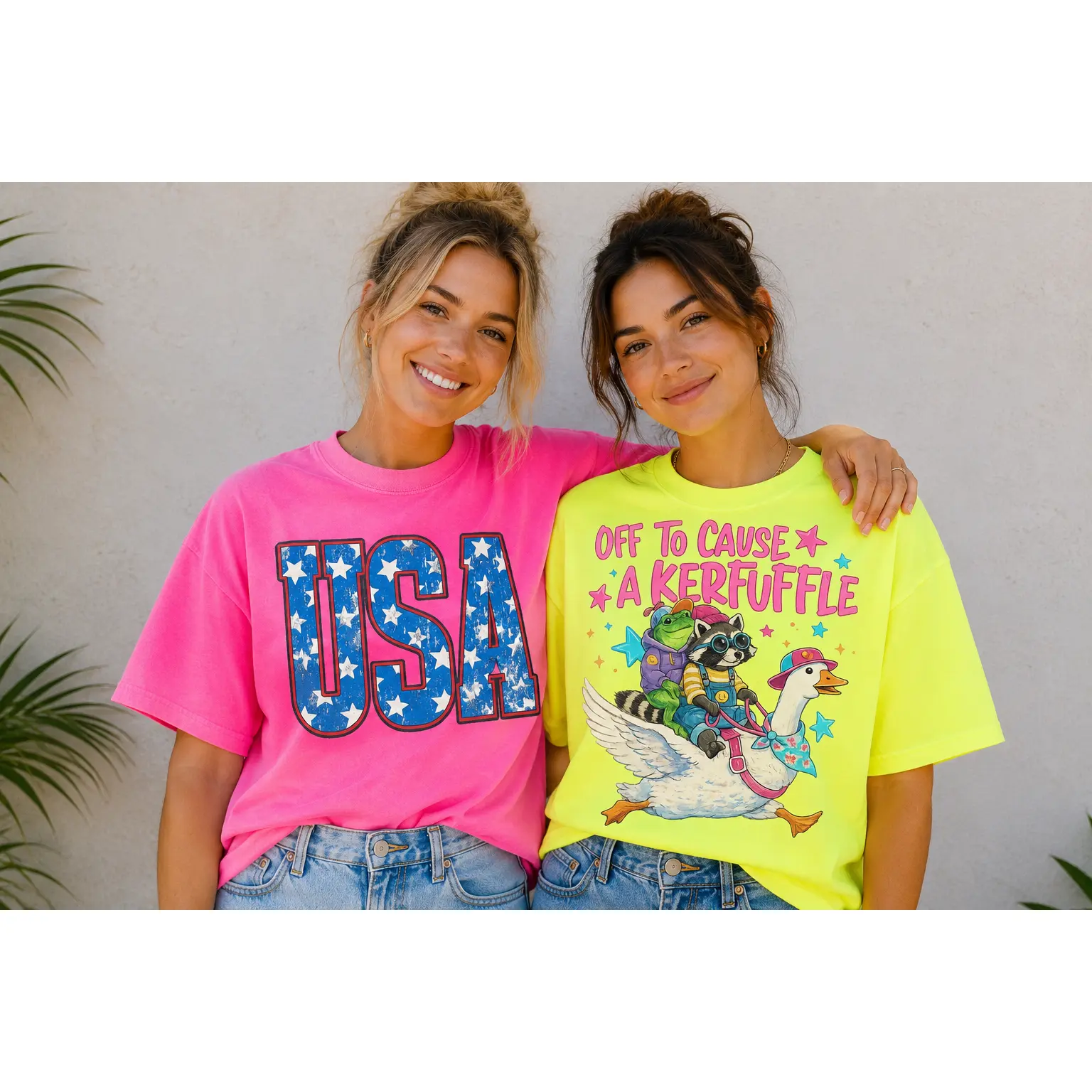 2 comfort color tees
