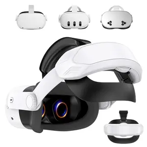 Adjustable Elite Headband Replacement for Oculus Quest 2/Quest 3/Quest 3S, Enhances Comfort Support, Reduces Facial Pressure, VR Gaming Immersion, VR Head Strap, VR Accessories
