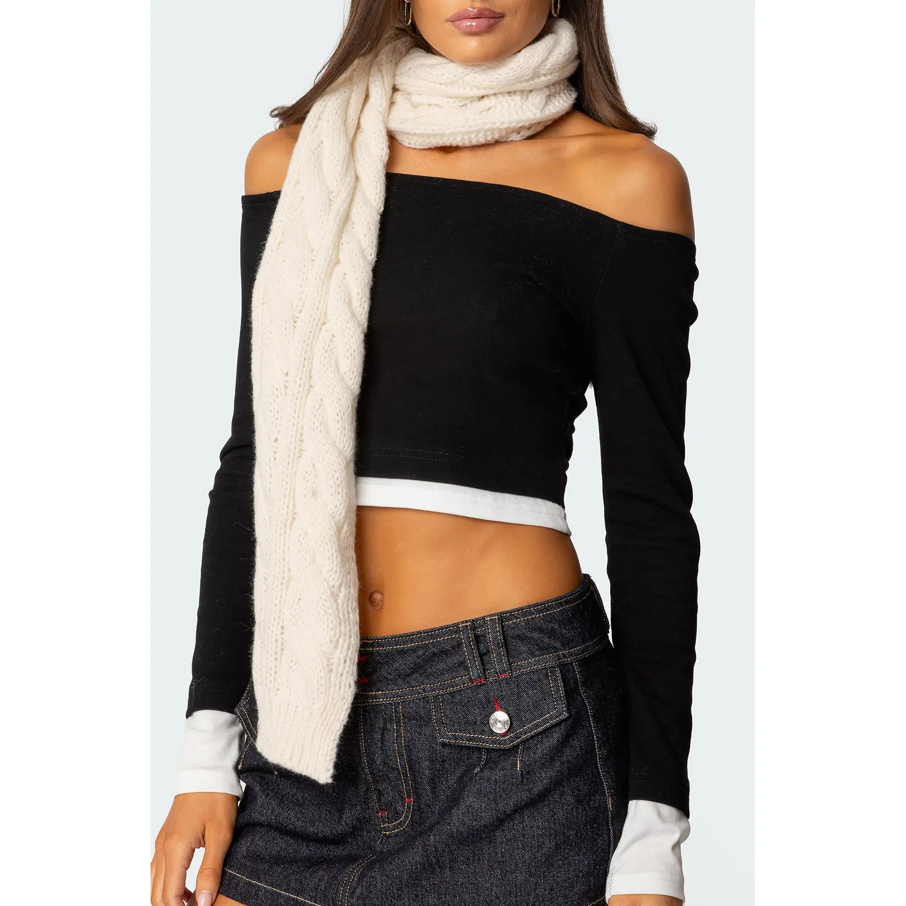 Cable Knit Scarf