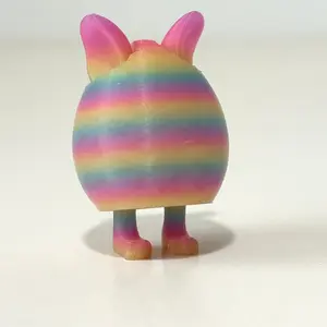Mini Easter Egg - 3D Printed Articulating Figure Nature Plastic