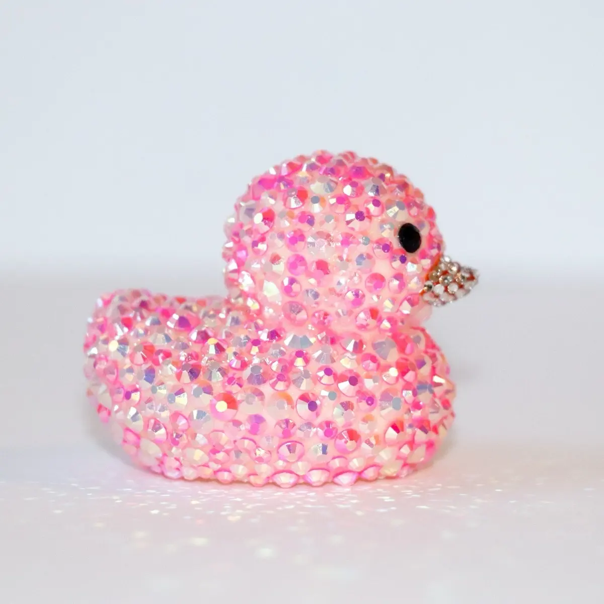 Pink rhinestone Jeep rubber ducky + glow in the dark Pink rhinestone Jeep rubber ducky + glow in the dark