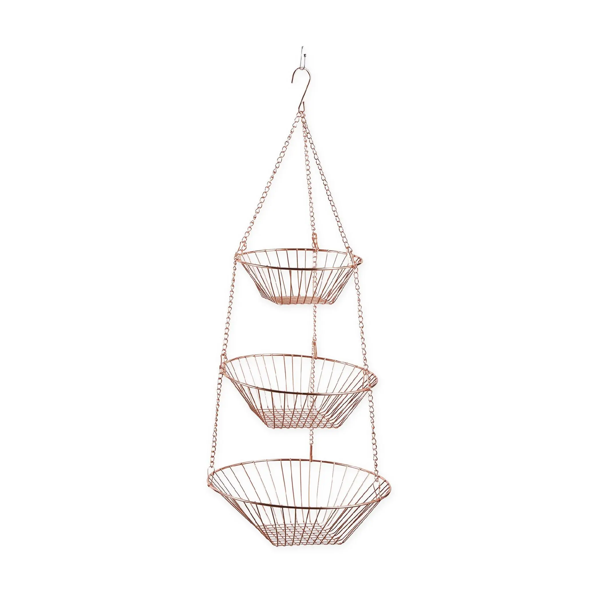 RSVP Copper Wire Hanging Basket