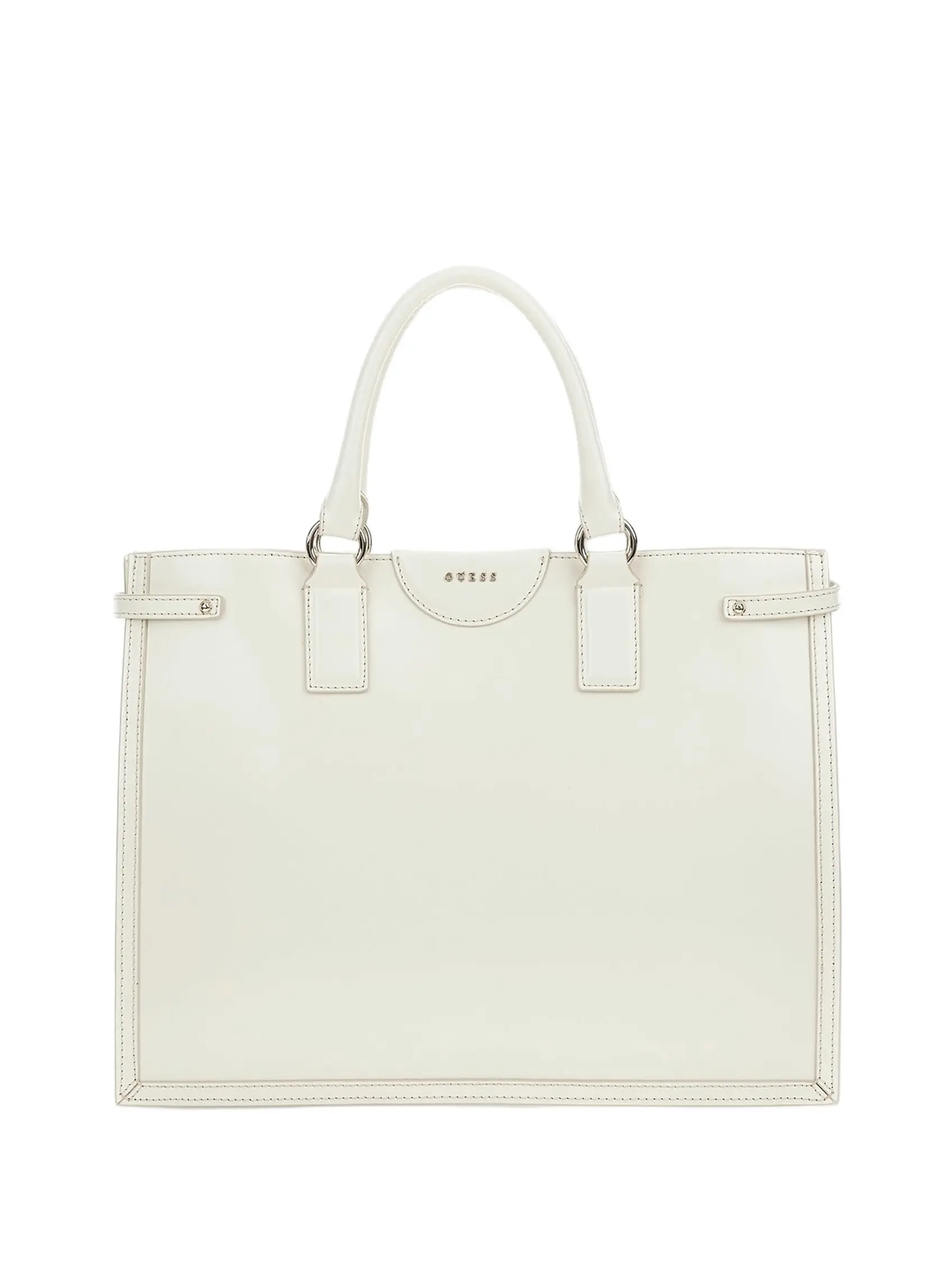 GUESS Female Isa Sleek Leather Medium Tote