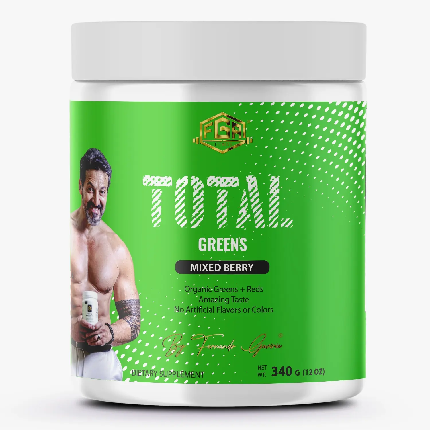 FGA All-In/One Greens & Red SuperFood + Immune 270g Mixed Berry w/Natural Flavor