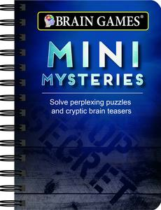 USED-Brain Games - To Go - Mini Mysteries: Solve Perplexing Puzzles and Cryptic Brain Teasers by Publications International Ltd (Spiral-bound)