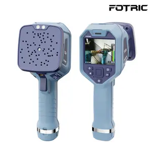 FOTRIC TD2e Acoustic Imaging Camera,64 MEMS Digital Microphones,Acoustic Imager for Compressed Air Leaks, Vacuum Leaks, Vibration Problems Detection,2k~100kHz Frequency Range, 3.5" Touch Screen,5MP