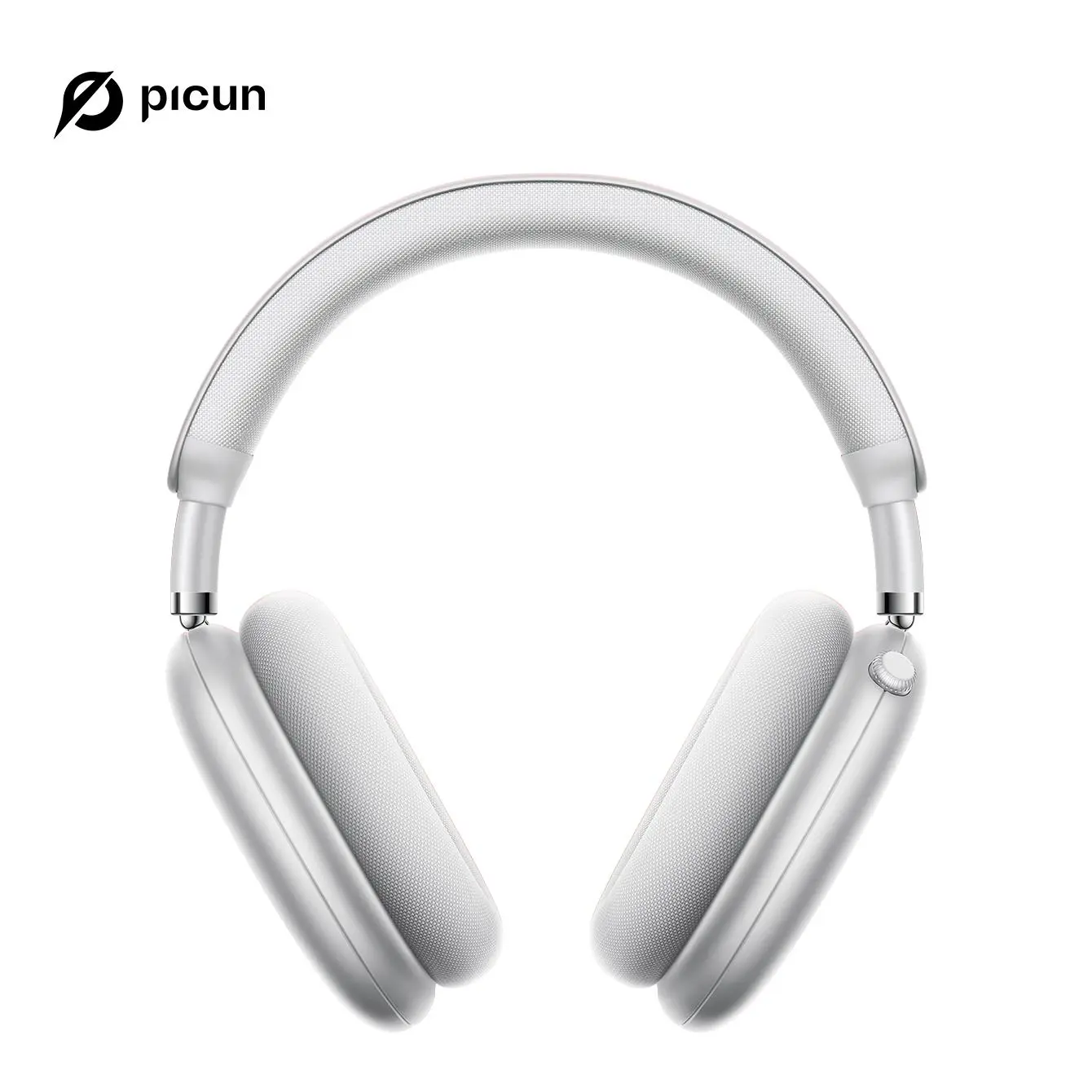 Picun F8 Pro Over Ear Wireless BT Headphones - 52dB Noise Cancellation, 5 Smart ENC Mics, Detachable Fabric Ear Cushions, Seamless Dual-Device Bluetooth Connection, Custom Electronic Audio for Laptops, Cool Tech Gadget,DealsForYouDays Headset