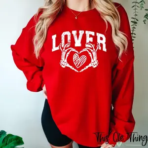 Lover Crewneck - Perfect Valentine's Day Gift for Women Womenswear Comfortable valentine sweatshirt sweatshirts
