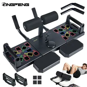Portable Multifunctional Push-up Board Set With Handles Foldable Strength Workout Equipment Fitness Equipment For Chest Abdomen Arms And Back Training Home Exercise Equipment
