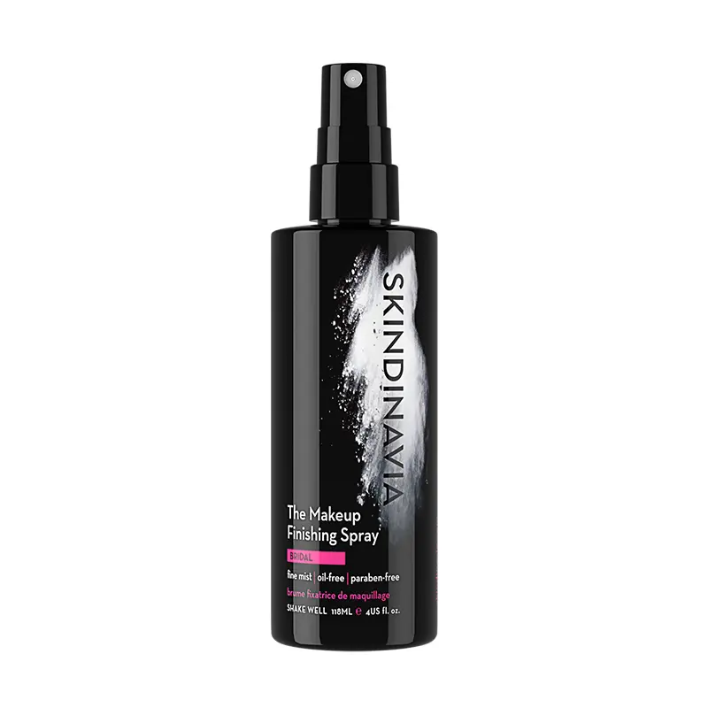 Skindinavia Bridal Makeup Setting Spray 4oz Waterproof Sweatproof Smudge Proof Hydrating Mist for Wedding Day Flawless Hypoallergenic Oil Free Paraben Free