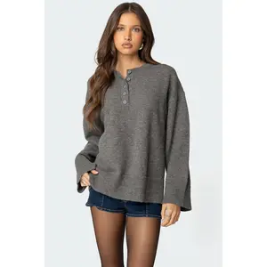 Montana Oversized Button Sweater
