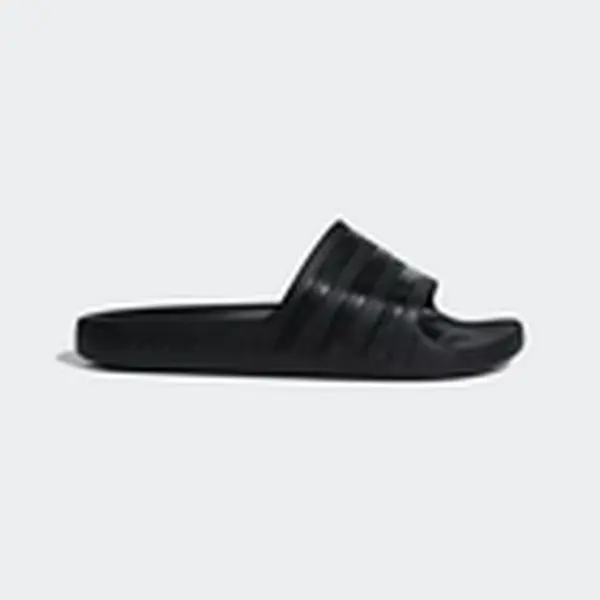 Adidas ADILETTE AQUA Black/Black Slides Sandals Mens US 9 New in Box F35550