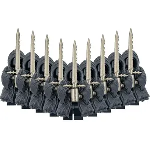 Medieval lotr Action Figures Ringwraith Soldiers Rider Mount Knights Building Blocks Bricks Toys for kid gifts