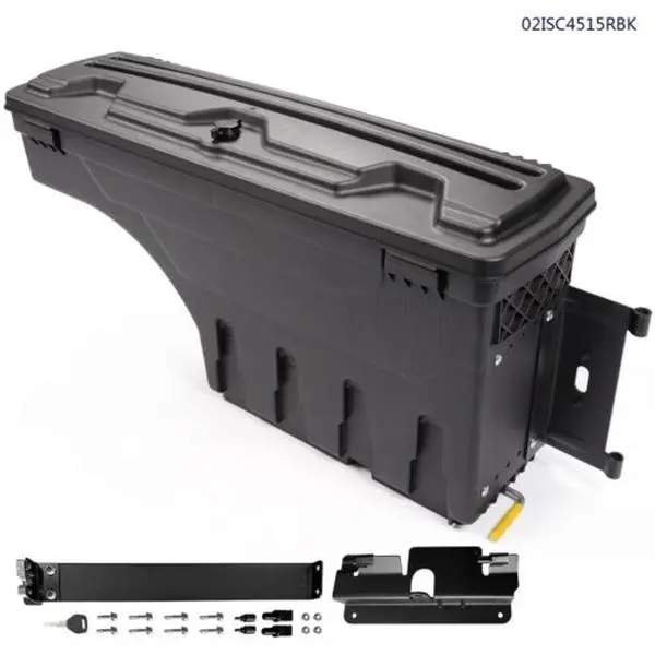 Truck Bed Storage Box Lockable Toolbox Fit For Chevy Silverado GMC Sierra 1500 2500 3500 2007-2018 Left or Right Driver Side,its 2007 - 2019 Chevy/GMC Silverado/Sierra 2500/3500HD Drivers Side Organizer Holder G-PLUS