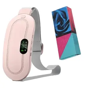 Portable Abdominal Heating Waist Belt Massager, Smart Hot Compress Vibration Warmth Belt, Multi-Purpose for Menstrual Relief & Back Support, Stomach Heating Pad