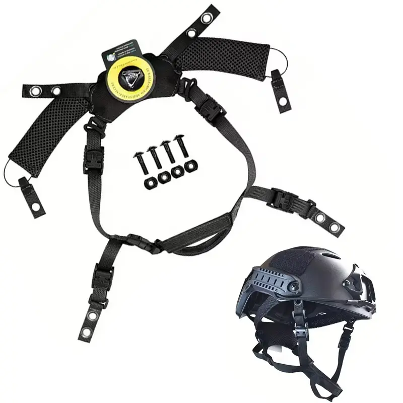 Fit Team Wendy Helmet Hanging Suspension System Lanyard Strap for Team Wendy FAST MICH Tactical Helmet Accessories(No helmat) Sports Protective Gear