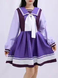 Race Miko Cosplay Costume, Slim-Fitting Long Dress, Anime Performance, Bow Tie Jumpsuit, Halloween Carnival Party Wear