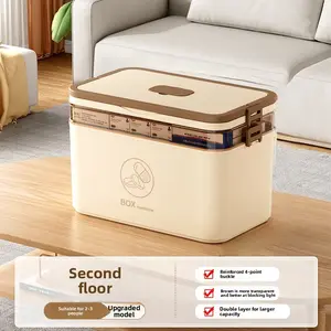 Family medicine box storage box home