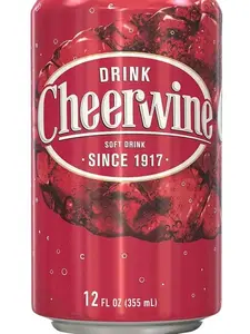 Cheerwine Cherry Soda - Classic American Tradition Since 1917 - Bold Bubbly Blend of Wild Cherry Flavor & Smooth Effervescence, 12oz Cans (Pack of 12)