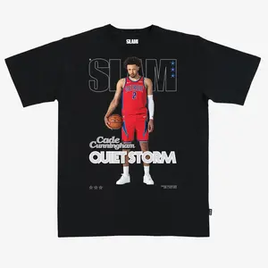 SLAM Cover Tee - Cade Cunningham (SLAM 238), Casual Classic Sport Cotton Tee, Basketball-Inspired Vintage Outfit