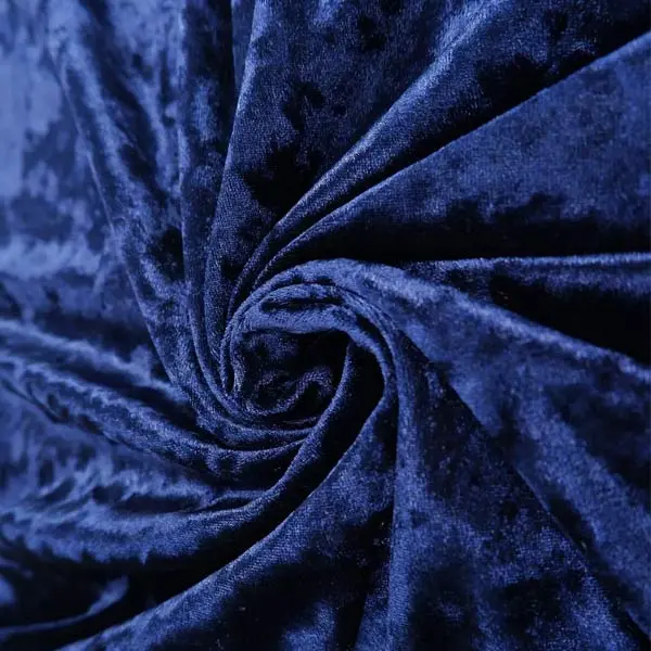 Crushed Velvet Solid Fabric - Soft, Stretchable, Shiny Finish - 58-60 in Wide Sewing & Soft Furnishings Fabric with Softness & Wide Width Benefits