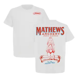Mathews Archery Sexy Ghost Girl Proudly American Made T-Shirt, Bold Archery Design for Hunting Lovers, Unisex Short Sleeve Cotton Tee, Archery Tactical Gear for Enthusiasts.