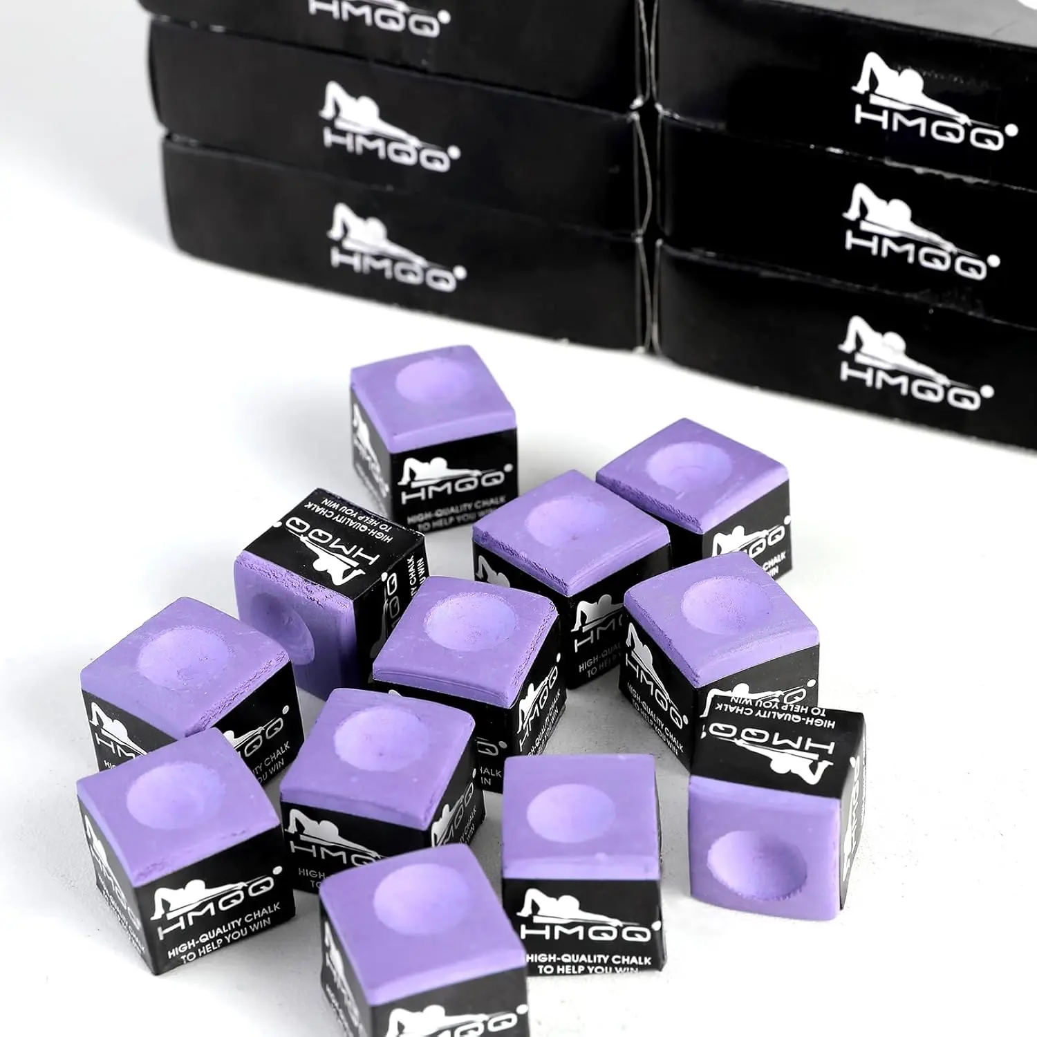 billiards cue chalk for pool stick, 12 count set of one box, gift for billiards lover billiards cue chalk for pool stick, 12 count set of one box, gift for billiards lover