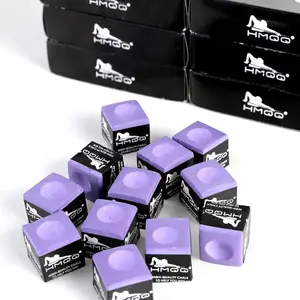 billiards cue chalk for pool stick, 12 count set of one box,  gift for billiards lover
