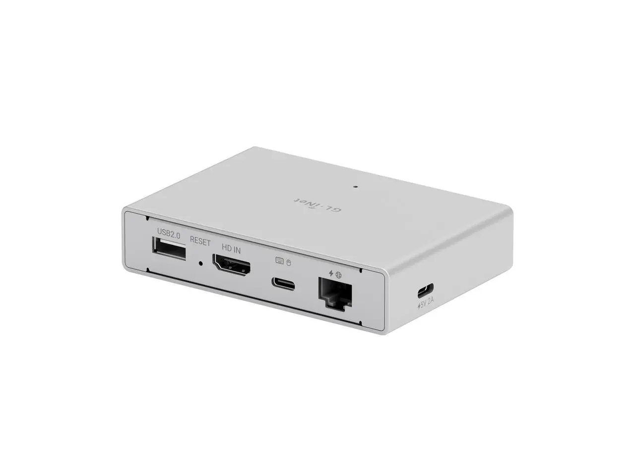 GL.iNet Comet PoE (GL-RM1PE) Remote KVM Control Over Internet - PoE/Type - C Dual Power Option 4K@30Hz,32GB EMMC Tailscale Support for PC Server Remote Access Power Management Adapted KVM Switches